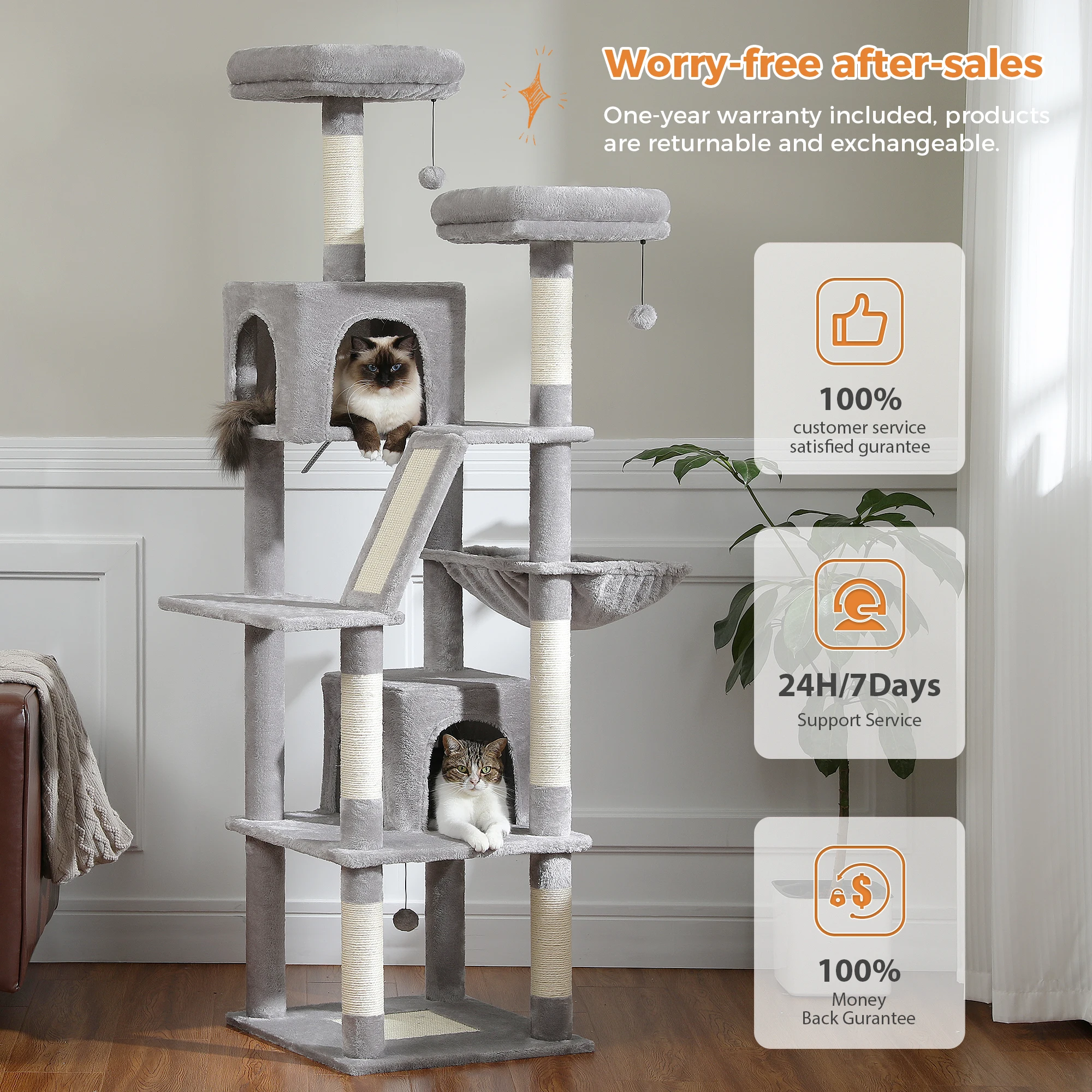 Large Cat Tree Tall Cat Tower for Indoor Cats Multi-Level Plush Cat Condo with Scratching Posts Scratching Boards Perches Caves BestEbuys - The Best Daily Online Deals https://bestebuys.com/shop/large-cat-tree-tall-cat-tower-for-indoor-cats-multi-level-plush-cat-condo-with-scratching-posts-scratching-boards-perches-caves/