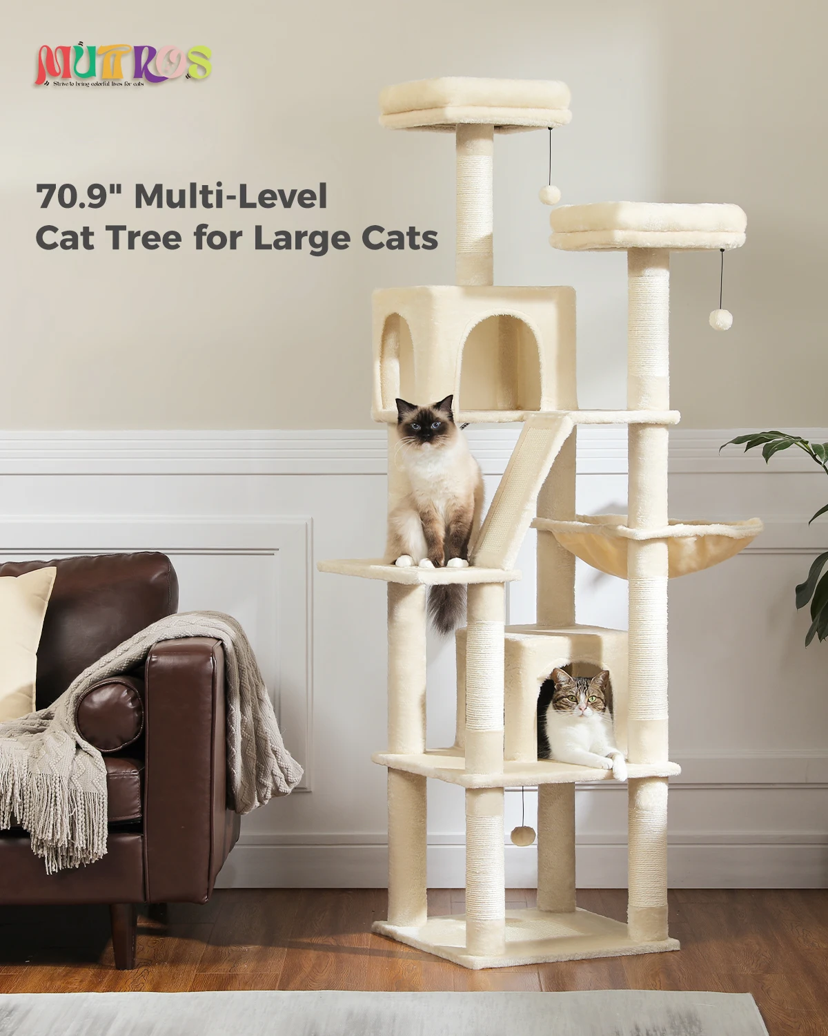 Large Cat Tree Tall Cat Tower for Indoor Cats Multi-Level Plush Cat Condo with Scratching Posts Scratching Boards Perches Caves BestEbuys - The Best Daily Online Deals https://bestebuys.com/shop/large-cat-tree-tall-cat-tower-for-indoor-cats-multi-level-plush-cat-condo-with-scratching-posts-scratching-boards-perches-caves/