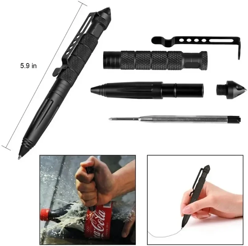 Military Tactical Pen Multifunction Aluminum AlloyOutdoor Camping Security Survival Tools Emergency Glass Breaker Pen BestEbuys - The Best Daily Online Deals https://bestebuys.com/shop/military-tactical-pen-multifunction-aluminum-alloyoutdoor-camping-security-survival-tools-emergency-glass-breaker-pen/