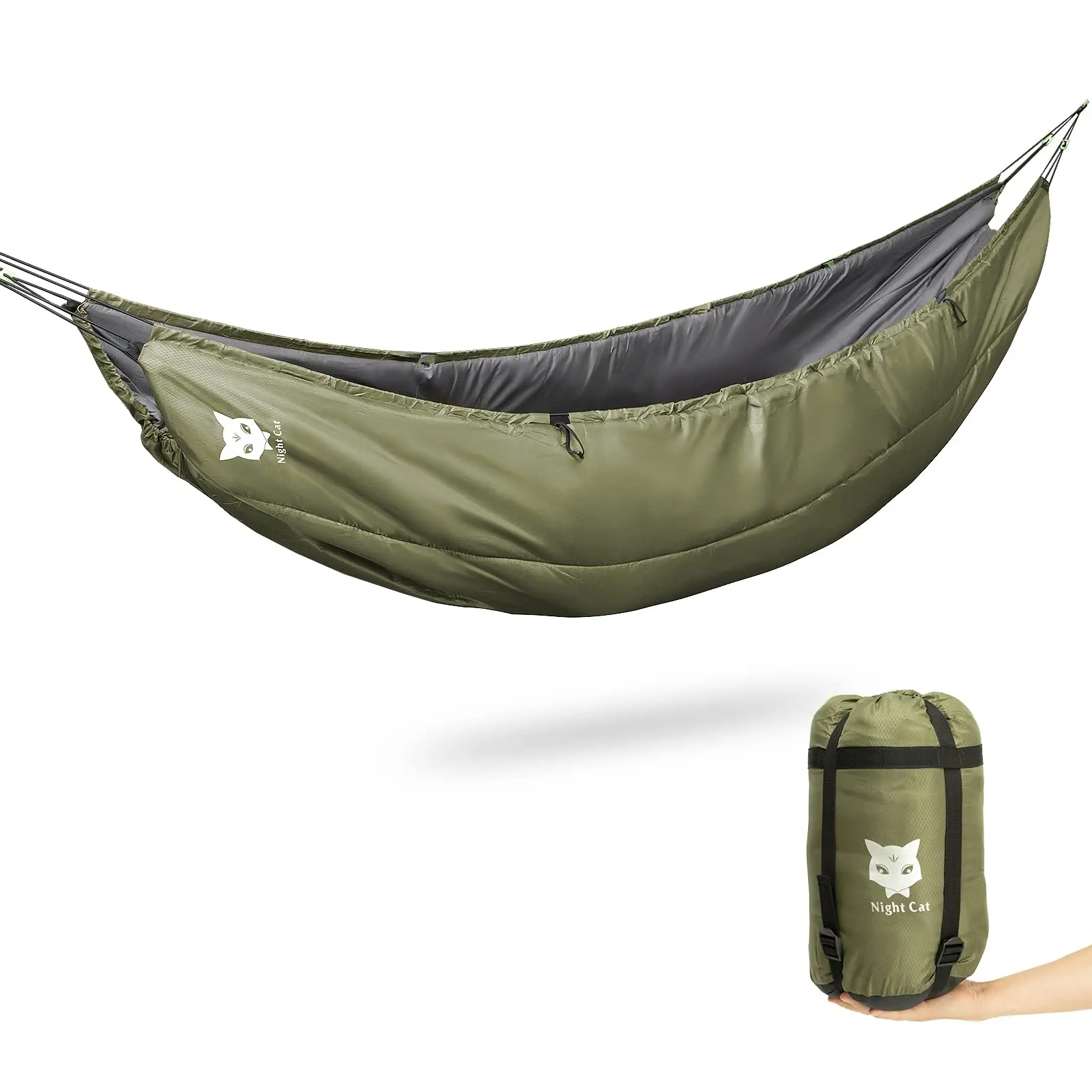 Night Cat Hammock Underquilts Sleeping Bag Single Insulated Under Blanket 4 Seasons Lightweight Soft Warm 5-20℃ 8×3.6ft BestEbuys - The Best Daily Online Deals https://bestebuys.com/shop/night-cat-hammock-underquilts-sleeping-bag-single-insulated-under-blanket-4-seasons-lightweight-soft-warm-5-20%e2%84%83-8x3-6ft/