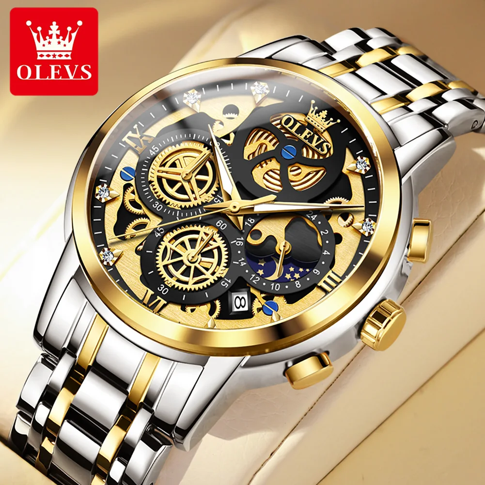 OLEVS Men’s Watches Top Brand Luxury Original Waterproof Quartz Watch for Man Gold Skeleton Style 24 Hour Day Night New BestEbuys - The Best Daily Online Deals https://bestebuys.com/shop/olevs-mens-watches-top-brand-luxury-original-waterproof-quartz-watch-for-man-gold-skeleton-style-24-hour-day-night-new/