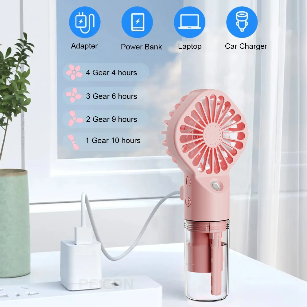 Portable Humidifier Fan Handheld Mist Fan Portable USB Mini Handheld Fan with Water Humidifier Rechargeable Mini USB Hand Fans BestEbuys - The Best Daily Online Deals https://bestebuys.com/?post_type=product&p=97470