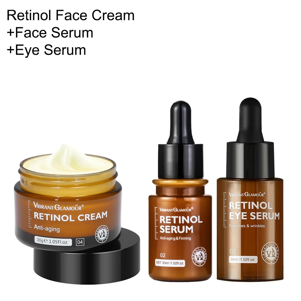 Retinol Face Cream+Facial Serum+Eye Serum Set Anti-Aging Remove Wrinkle Eye Bag Whitening Moisturizing Skin Lightening Cream BestEbuys - The Best Daily Online Deals https://bestebuys.com/shop/retinol-face-creamfacial-serumeye-serum-set-anti-aging-remove-wrinkle-eye-bag-whitening-moisturizing-skin-lightening-cream/