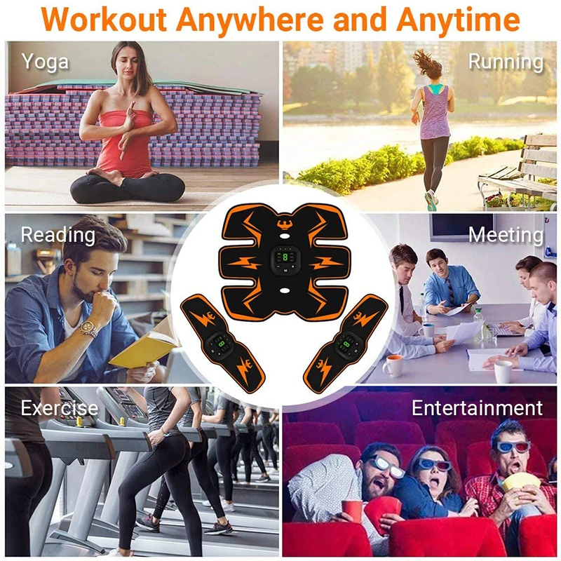 Smart EMS Wireless Muscle Stimulator Fitness Trainer Abdominal Training Electric Weight Loss Stickers Body Slimming Massager BestEbuys - The Best Daily Online Deals https://bestebuys.com/shop/smart-ems-wireless-muscle-stimulator-fitness-trainer-abdominal-training-electric-weight-loss-stickers-body-slimming-massager/