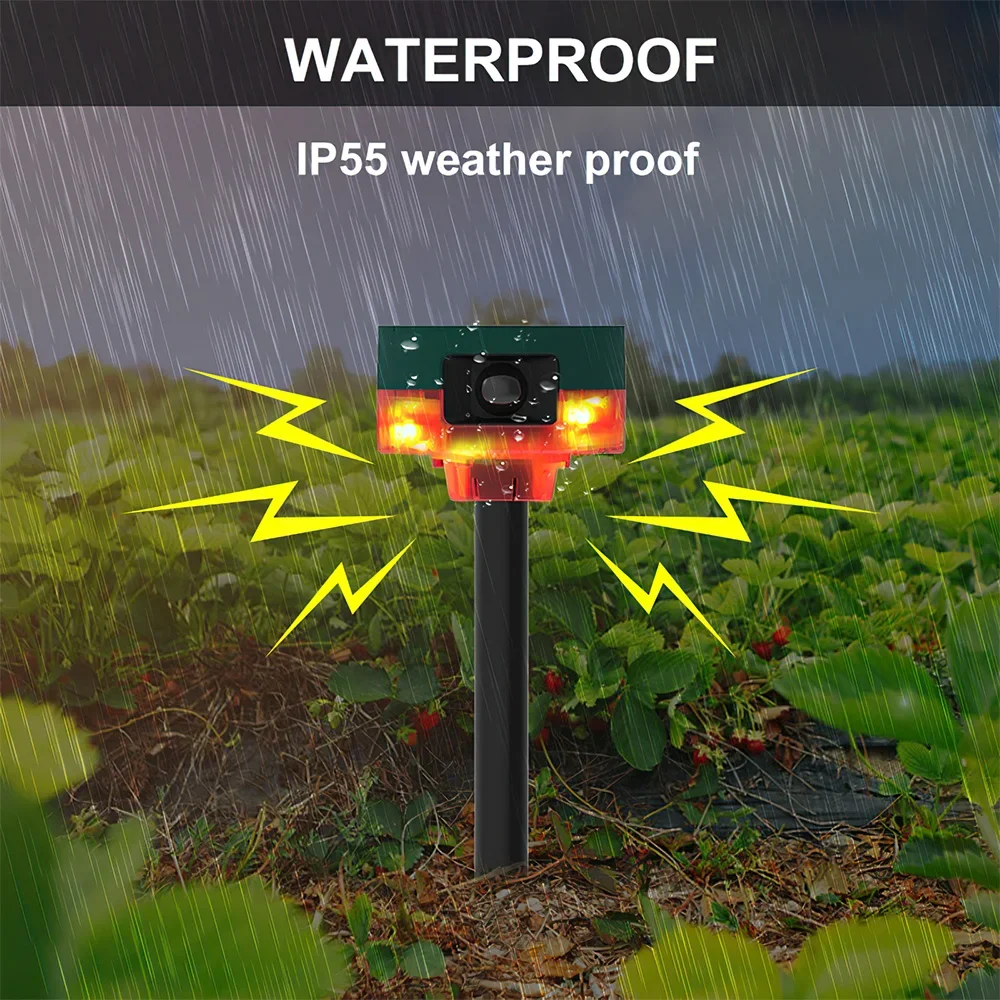 Solar Infrared Motion Sensor Alarm Detector Waterproof Outdoor Animal Repeller Security Alarm 129dB Dog Barking Gunshots Sound BestEbuys - The Best Daily Online Deals https://bestebuys.com/shop/solar-infrared-motion-sensor-alarm-detector-waterproof-outdoor-animal-repeller-security-alarm-129db-dog-barking-gunshots-sound/