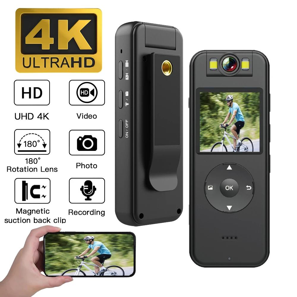 Ultra HD 4K Mini Camera WiFi Portable Small Digital Video Recorder Police BodyCam Infrared Night Vision Miniature Camcorder BestEbuys - The Best Daily Online Deals https://bestebuys.com/shop/ultra-hd-4k-mini-camera-wifi-portable-small-digital-video-recorder-police-bodycam-infrared-night-vision-miniature-camcorder/