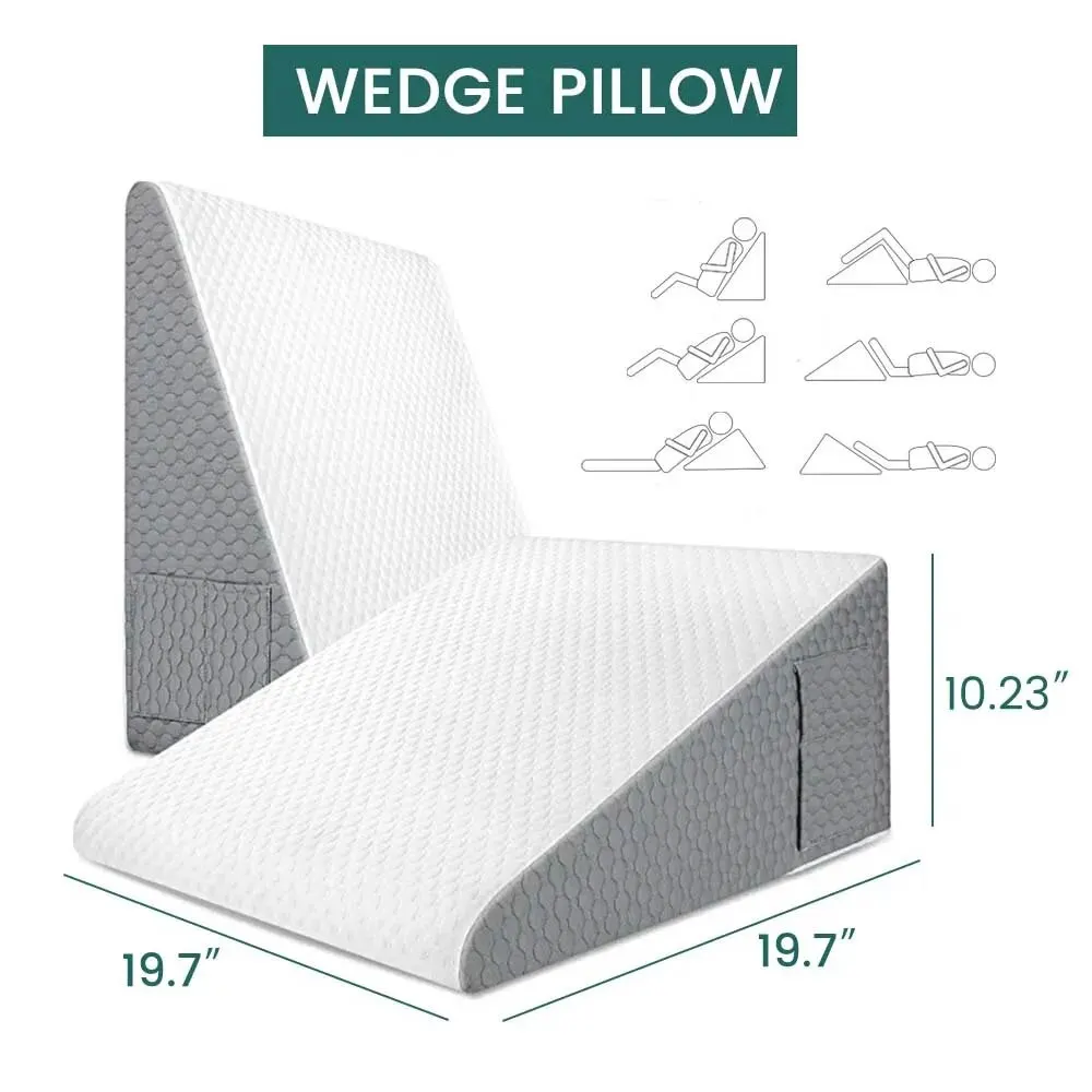 Wedge Pillow for Sleeping Acid Reflux After Surgery Triangle Elevated Pillow for Bedside Dormitory Office Air Layer Foam BestEbuys - The Best Daily Online Deals https://bestebuys.com/shop/wedge-pillow-for-sleeping-acid-reflux-after-surgery-triangle-elevated-pillow-for-bedside-dormitory-office-air-layer-foam/