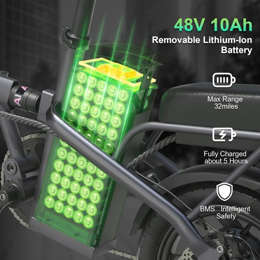 Folding Electric Bikes for Adults,14” Tire 22Mph 400W (Peak 600W) Motor Mini Small Ebike and Multi-Shock Absorption Adjustable BestEbuys - The Best Daily Online Deals https://bestebuys.com/shop/folding-electric-bikes-for-adults14-tire-22mph-400w-peak-600w-motor-mini-small-ebike-and-multi-shock-absorption-adjustable/