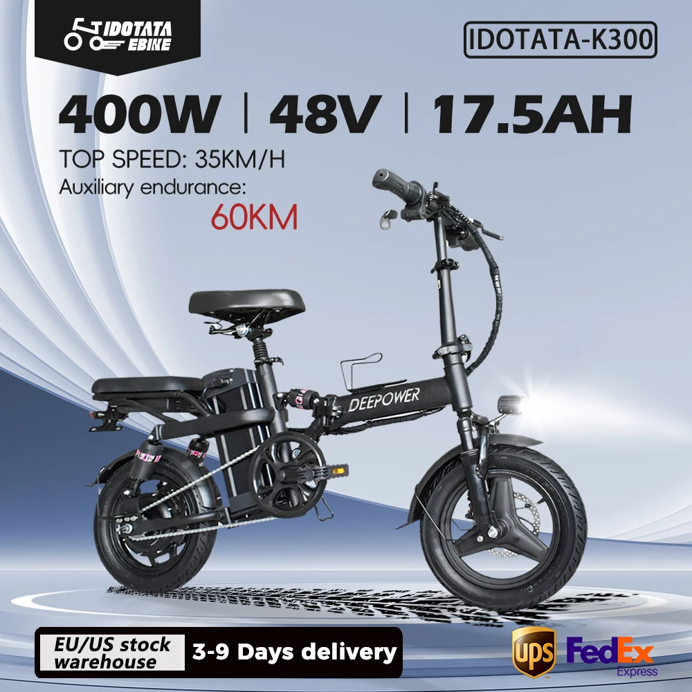 IDOTATA 48V 10Ah Foldable Electric Bike Throttle,400W Motor Electric Bicycle for Adults, Mini Ebike for Urban Commuter Man Woman BestEbuys - The Best Daily Online Deals https://bestebuys.com/shop/idotata-48v-10ah-foldable-electric-bike-throttle400w-motor-electric-bicycle-for-adults-mini-ebike-for-urban-commuter-man-woman/