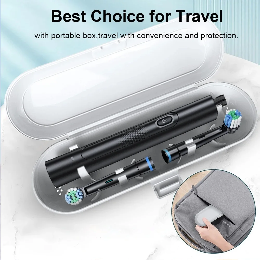 Rotating Electric Toothbrush Black White for Adults with 4 Brush Heads Deep Clean with Rechargeable Power and 2 Min Smart Timer BestEbuys - The Best Daily Online Deals https://bestebuys.com/shop/rotating-electric-toothbrush-black-white-for-adults-with-4-brush-heads-deep-clean-with-rechargeable-power-and-2-min-smart-timer/
