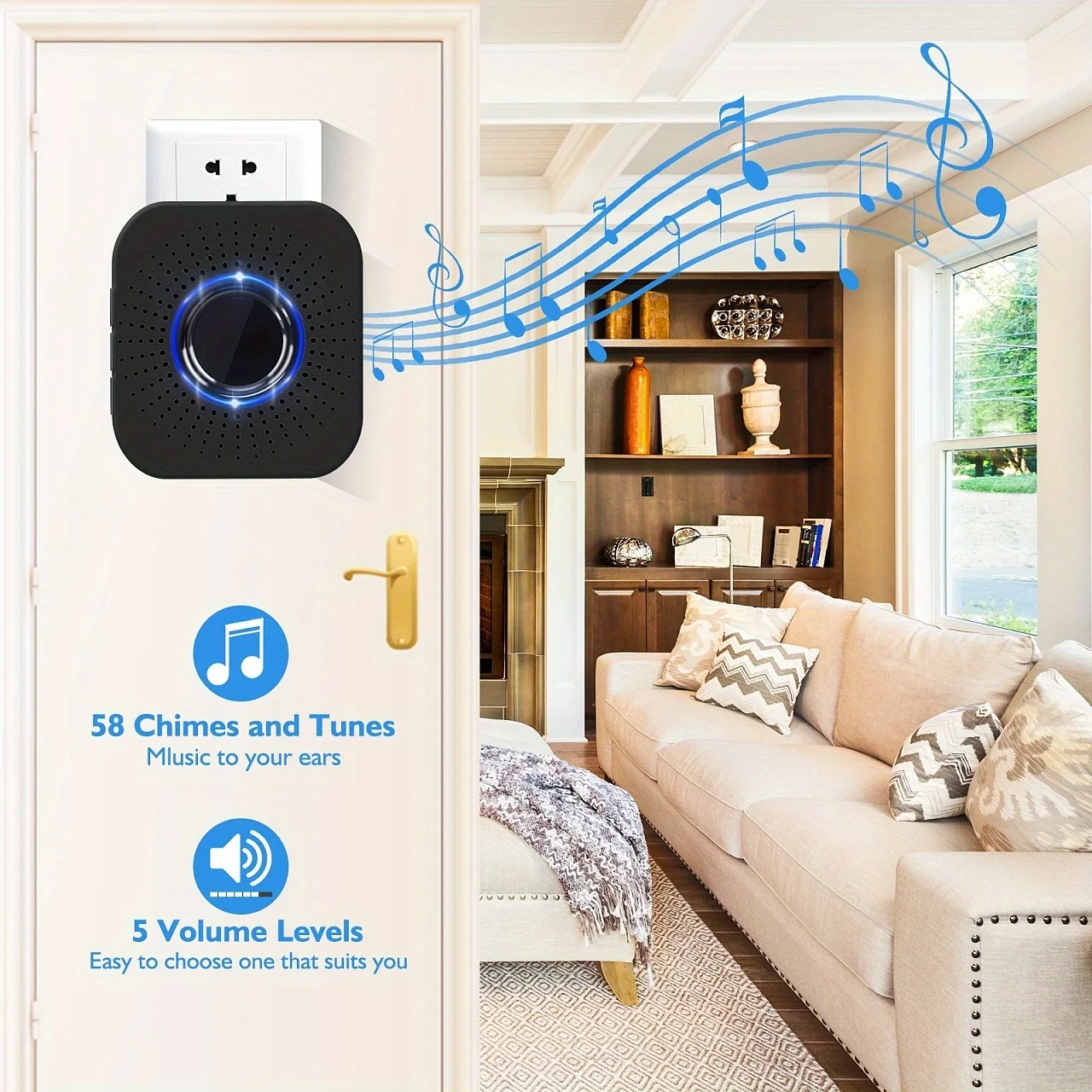 tuya Wireless smart video doorbell, 2.4G WiFi home security camera, 2-way audio, night vision, battery, secure home monitoring BestEbuys - The Best Daily Online Deals https://bestebuys.com/shop/tuya-wireless-smart-video-doorbell-2-4g-wifi-home-security-camera-2-way-audio-night-vision-battery-secure-home-monitoring/