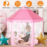 Hot New Clearance Deal! 1Pc Kids Play Tents Princess For Girls Princess Castle Children Playhouse Indoor Outdoor Use With Carry Case $81.62