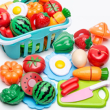Hot New Clearance Deal! Children’s Family Toy Kitchen Baby Fruit Cutting Boy Combination $20.05