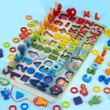Hot New Clearance Deal! Children’S Magnetic Fishing Toys Intelligence Development Digital Assembly Building Blocks Enlightenment Early Education $23.63