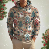 Hot New Clearance Deal! Christmas Men’s Hoodie 3d Digital Printing $19.20