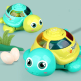 Hot New Clearance Deal! Electric Will Lay The Eggs Of The Little Turtle Music Light Toys $16.65
