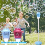 Hot New Clearance Deal! Lamp Soap Bubbles Machine Automatic Bubble Gun Creative Bubble Gun Toys Blower Maker Weeding Birthday Party Games Toys $35.33