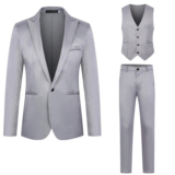 Hot New Clearance Deal! Men’s Business Casual Men’s Clothing Vest Suit Suit $30.53