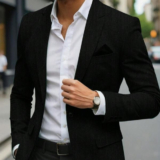 Hot New Clearance Deal! Men’s Solid Color Single Button Blazer Business Formal $39.95