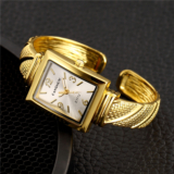 Hot New Clearance Deal! Metal Texture Square Bracelet European and American Fashion Women’s Watch $13.43