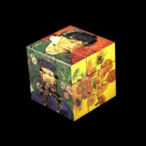 Hot New Clearance Deal! Oil Painting Third Order Rubiks Cube Childrens Educational Toys With Holes And No Holes Smooth $14.25