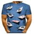 Hot New Clearance Deal! Men’s Striped Color-Block Crewneck Short-Sleeve T-Shirt $13.99
