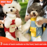 Hot New Clearance Deal! Puppy Kitten Travel Chest Sling Bag Pet Front Cat Dog Carrier Breathable Cute New Portable Backpack Cross Shoulder Strap $20.81